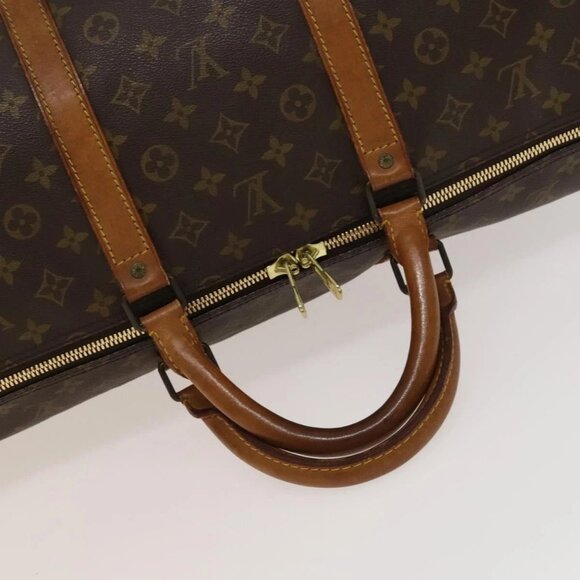 LOUIS VUITTON Monogram Keepall 60 Boston Bag M41422 LV Auth 133562 - Picture 8 of 16